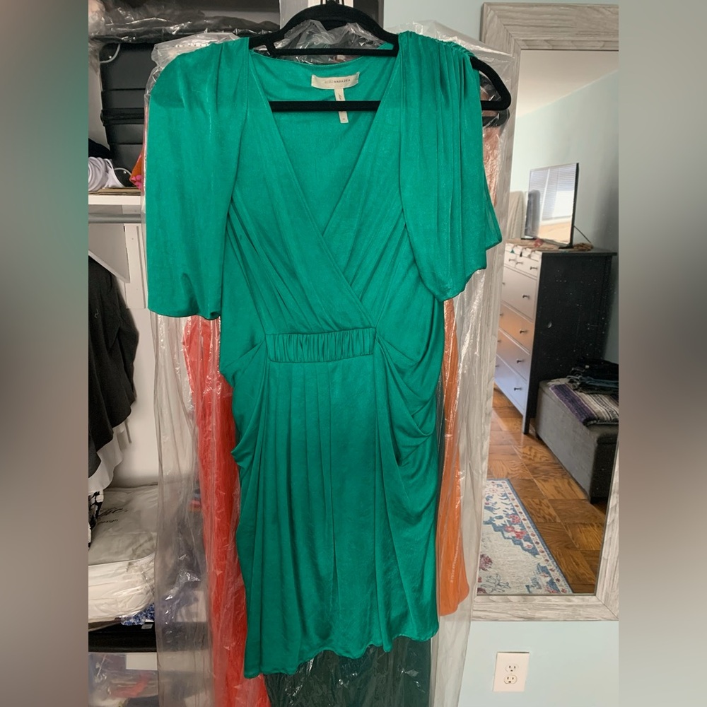 Bcbg Max Azria Silk Dress - Gem